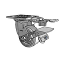 4.04109.4E9 MTG81 BRK1 Colson Swivel Caster