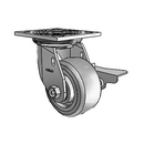 4.04109.4E9 SS BRK3 SEAL Colson Stainless Steel Swivel Caster