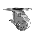 4.04109.4F1 MTG4 BRK7 Colson Swivel Caster