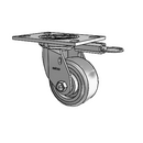4.04109.4F1 MTG52 Colson Swivel Caster