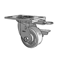 4.04109.4F1 MTG62 BRK3 WB11 Colson Swivel Caster