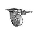 4.04109.4F1 SS MTG81 Colson Stainless Steel Swivel Caster