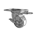 4.04109.4F5 MTG62 BRK7 Colson Swivel Caster