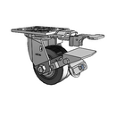 4.04109.4P5.2 MTG81 BRK1 Colson Swivel Caster