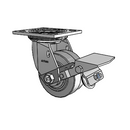 4.04109.4P5 BRK1 SEAL Colson Swivel Caster