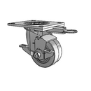 4.04109.4P5 MTG64 BRK7 Colson Swivel Caster