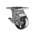 4.04109.511 BRK7 Colson Swivel Caster