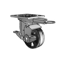 4.04109.511 MTG51 BRK7 Colson Swivel Caster