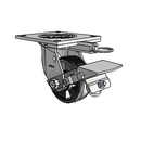 4.04109.511 MTG64 BRK1 Colson Swivel Caster