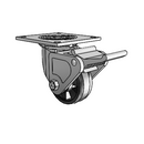 4.04109.515 MTG4 BRK2 Colson Swivel Caster