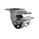 4.04109.519 MTG51 BRK1 Colson Swivel Caster