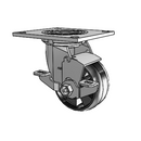 4.04109.534 MTG4 BRK7 Colson Swivel Caster