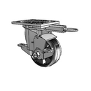 4.04109.534 MTG61 BRK7 Colson Swivel Caster