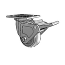 4.04109.555 BRK2 Colson Swivel Caster
