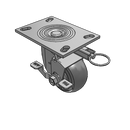 4.04109.555 MTG52 BRK7 Colson Swivel Caster