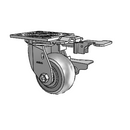 4.04109.559 MTG81 BRK3 Colson Swivel Caster