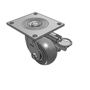4.04109.559 MTG54 BRK3 Colson Swivel Caster