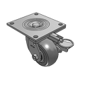 4.04109.559 MTG64 BRK3 Colson Swivel Caster