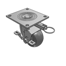 4.04109.5P5 MTG54 BRK7 Colson Swivel Caster