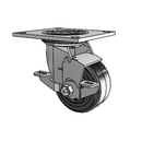 4.04109.645.7 MTG4 BRK7 SEAL Colson Swivel Caster