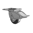 4.04109.649.7 MTG4 BRK4 Colson Swivel Caster
