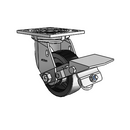4.04109.811 BRK1 Colson Swivel Caster