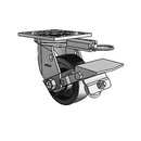 4.04109.811 MTG51 BRK1 Colson Swivel Caster