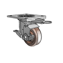 4.04109.812 HT MTG64 BRK7 Colson Swivel Caster