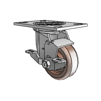 4.04109.814 HT MTG2 BRK7 Colson Swivel Caster