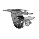 4.04109.831 EN MTG52 BRK1 Colson Swivel Caster