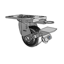 4.04109.831 EN MTG62 BRK1 Colson Swivel Caster