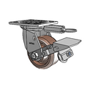 4.04109.832 HT MTG51 BRK1 Colson Swivel Caster