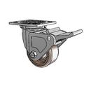 4.04109.839 HT BRK2 Colson Swivel Caster