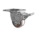 4.04109.839 HT MTG4 BRK2 Colson Swivel Caster