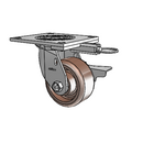 4.04109.839 HT MTG64 BRK3 Colson Swivel Caster