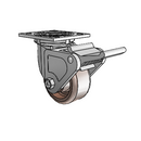 4.04109.839 HT SS BRK2 Colson Stainless Steel Swivel Caster