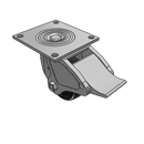 4.04109.8P5 EN MTG4 BRK4 Colson Swivel Caster