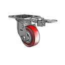 4.04109.911 MTG81 Colson Swivel Caster