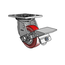 4.04109.915 BRK1 SEAL Colson Swivel Caster