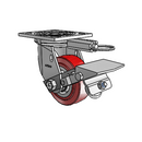 4.04109.919 MTG51 BRK1 Colson Swivel Caster