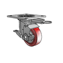 4.04109.919 MTG54 BRK7 Colson Swivel Caster
