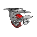 4.04109.921 MTG61 BRK1 Colson Swivel Caster
