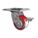 4.04109.929 MTG4 BRK3 SEAL Colson Swivel Caster