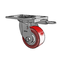 4.04109.929 MTG62 Colson Swivel Caster