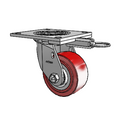 4.04109.929 MTG64 Colson Swivel Caster