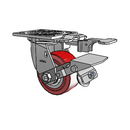 4.04109.929 MTG81 BRK1 Colson Swivel Caster