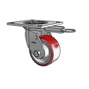 4.04109.935 MTG54 Colson Swivel Caster