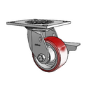 4.04109.939 MTG4 BRK3 SEAL Colson Swivel Caster