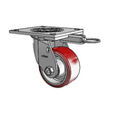 4.04109.939 MTG64 Colson Swivel Caster