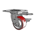 4.04109.939 MTG64 BRK3 Colson Swivel Caster